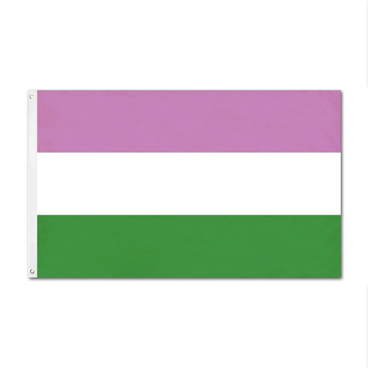3'x5' Flag Of GenderQueer-Flag Menu - LGBTQ+ Regular Flag - Flag Manufactory