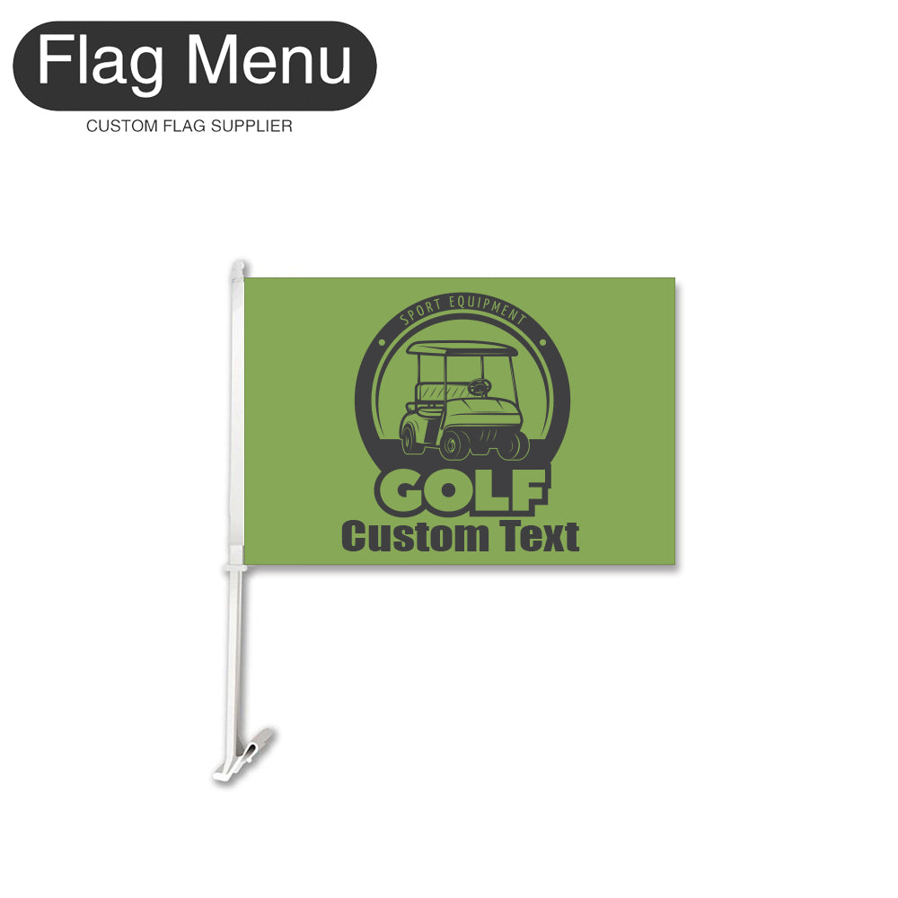 Custom Golf Car Flag-Flag Menu