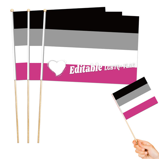8"x11" Editable Flag Of Gynephelia-LGBTQ+ Personalized Flag Maker