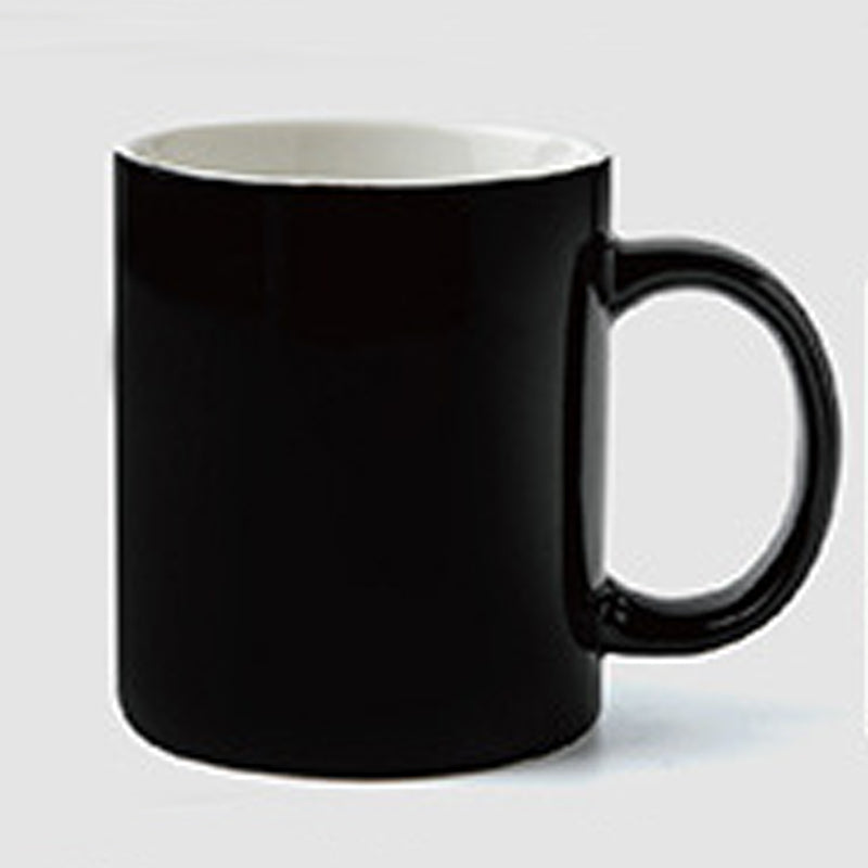 11.8oz Custom Regular Logo Cup/Mug - Souvenir/Business Advertising-High Gross Black-Decorating Firing-100 Pcs-FlagMenu.com