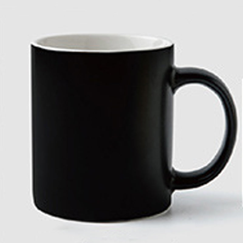 11.8oz Custom Regular Logo Cup/Mug - Souvenir/Business Advertising-Low Gross Black-Decorating Firing-100 Pcs-FlagMenu.com