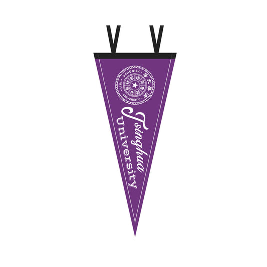 8"x18" College Felt Pennant - Tsinghua University-Flag Menu