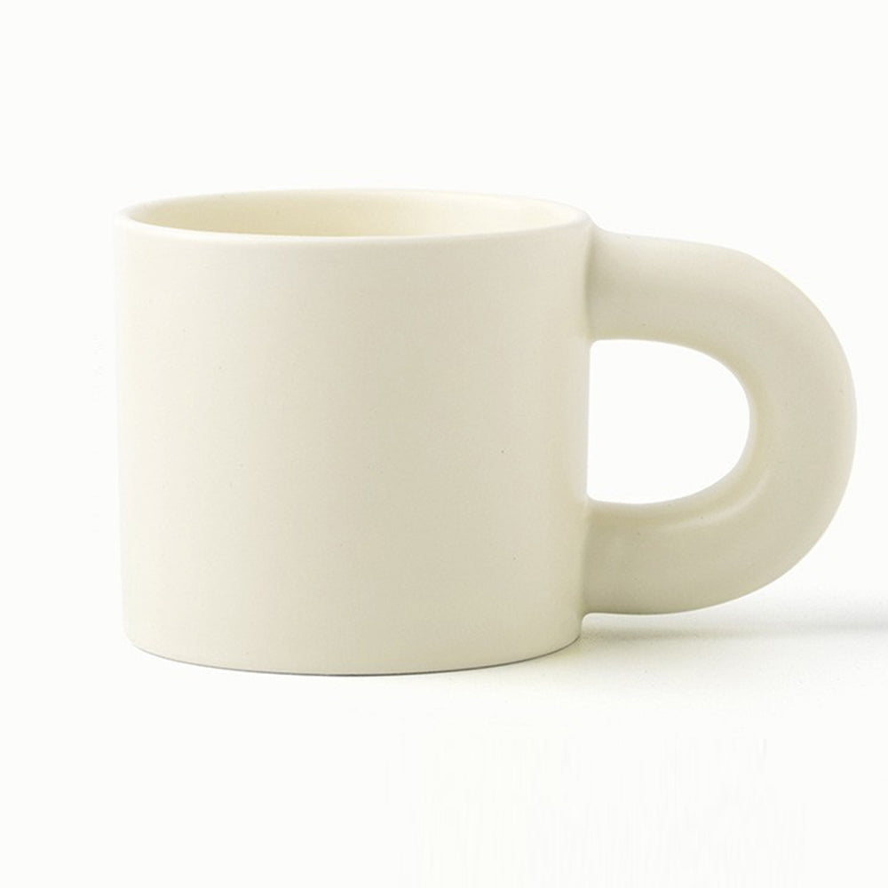 2 pcs - 11.2oz Customized Big Fat Cup/Mug - Holiday Gift-Milk White-Flag Menu