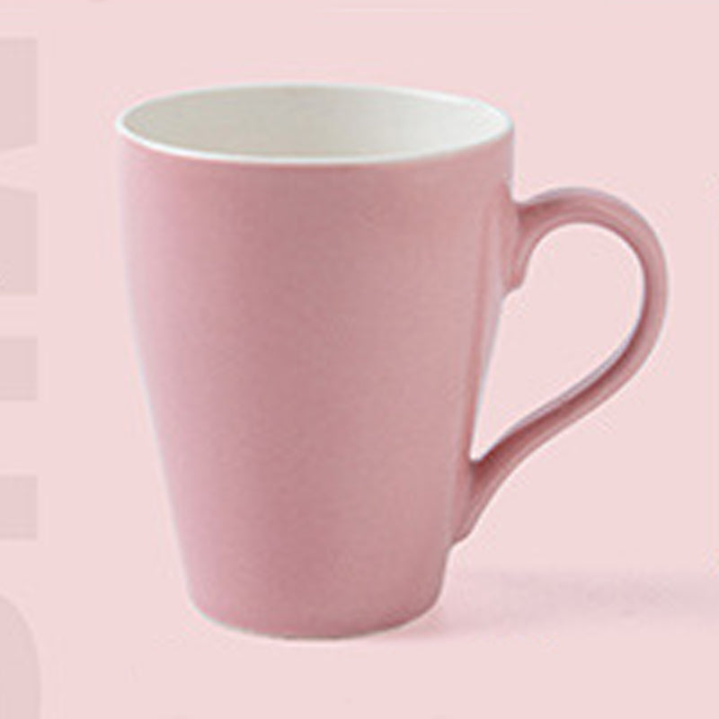 11.8oz Custom Juice Cup/Mug - Souvenir/Business Advertising-Pink-Decorating Firing-100 Pcs-FlagMenu.com