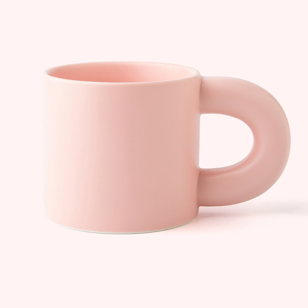 2 pcs - 11.2oz Customized Big Fat Cup/Mug - Holiday Gift-PInk-Flag Menu