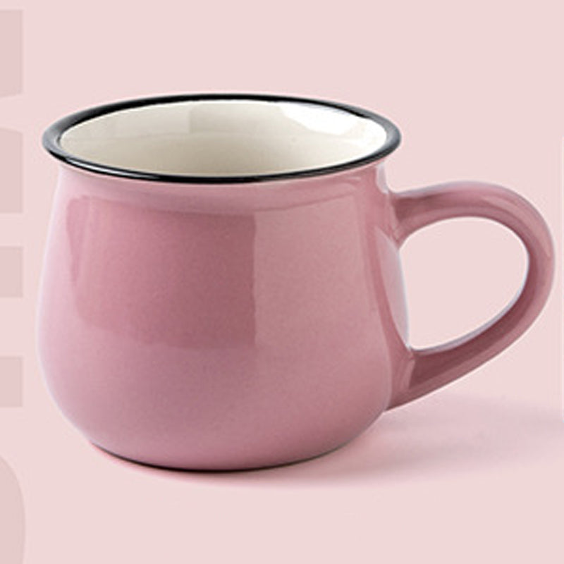 11.8oz Custom Logo Cup/Mug - Souvenir/Business Advertising-Pink-Decorating Firing-100 Pcs-FlagMenu.com
