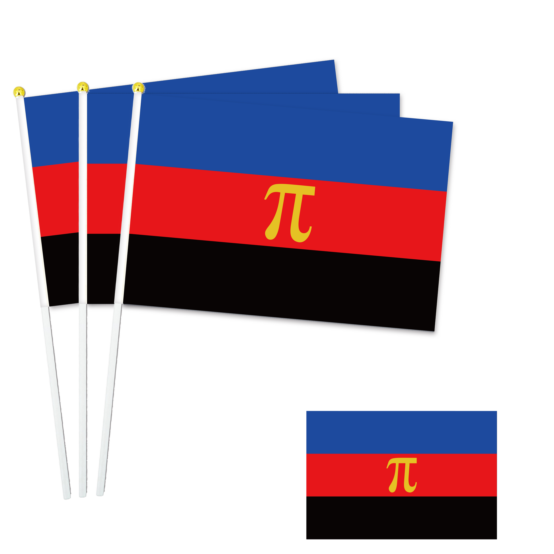 LGBTQ+ Collection - 8"x11" Stick Flag - 10 Packs-Polymorous-Flag Menu-Custom flag&banner