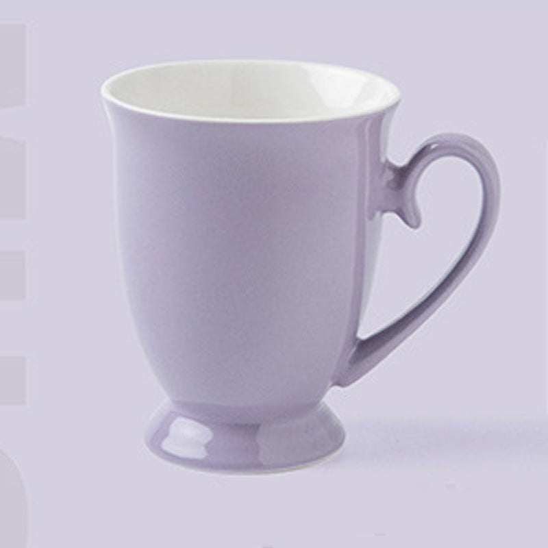 10.8oz Custom Tea Cup/Mug - Souvenir/Business Advertising-Purple-Decorating Firing-100 Pcs-FlagMenu.com