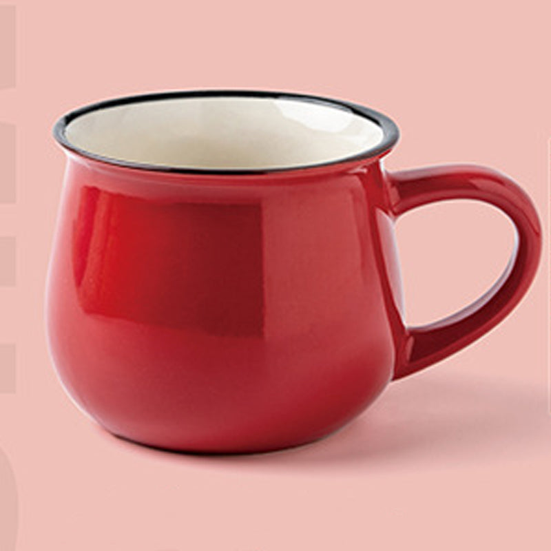11.8oz Custom Logo Cup/Mug - Souvenir/Business Advertising-Red-Decorating Firing-100 Pcs-FlagMenu.com