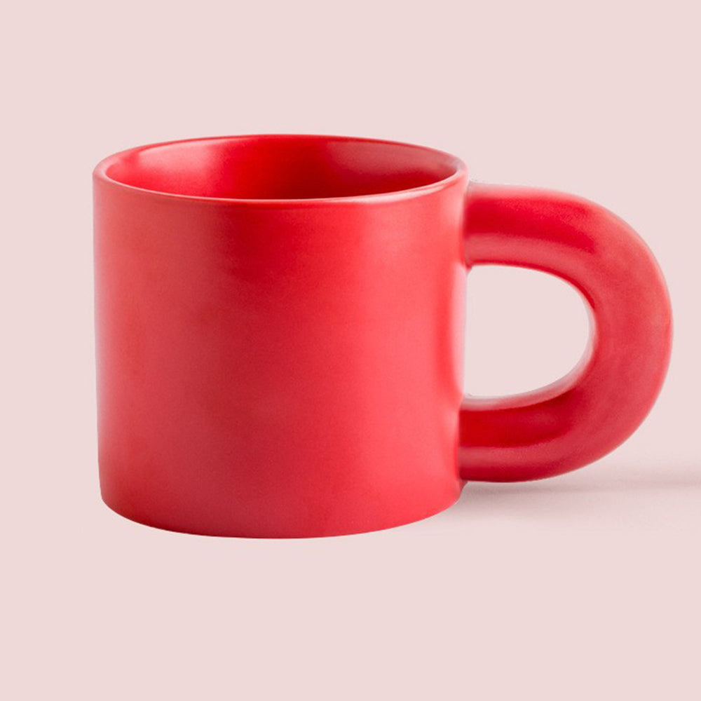 2 pcs - 11.2oz Customized Big Fat Cup/Mug - Holiday Gift-Red-Flag Menu