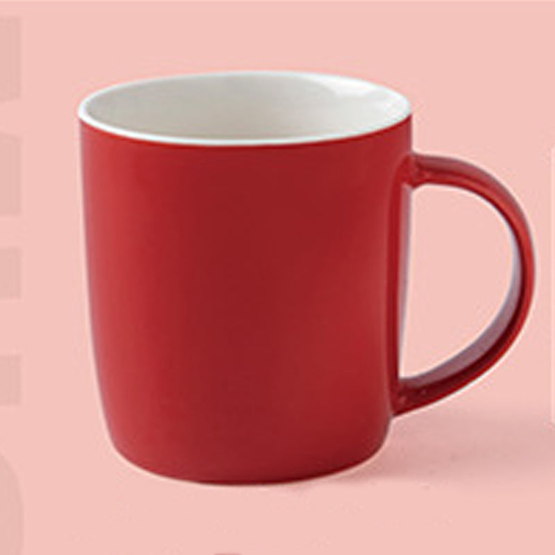 12.2oz Custom Dream Cup/Mug - Vivid color - Souvenir/Business Advertising-Red-Decorating Firing-100 Pcs-FlagMenu.com