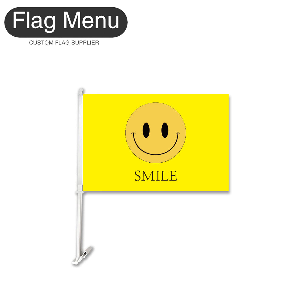 Emoji Car Flag - SMILE-Flag Menu