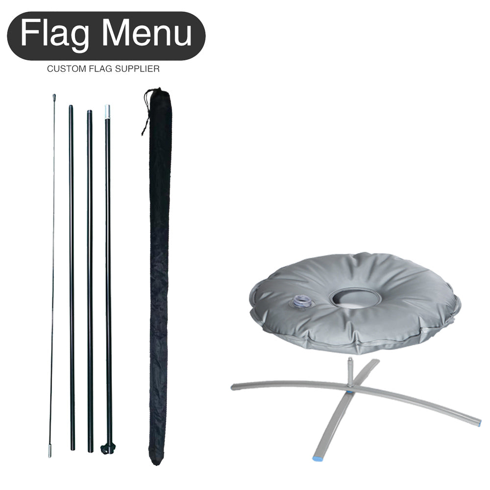 15ft Feather Flag Kit - Outdoor Ads Templates-Flag Menu