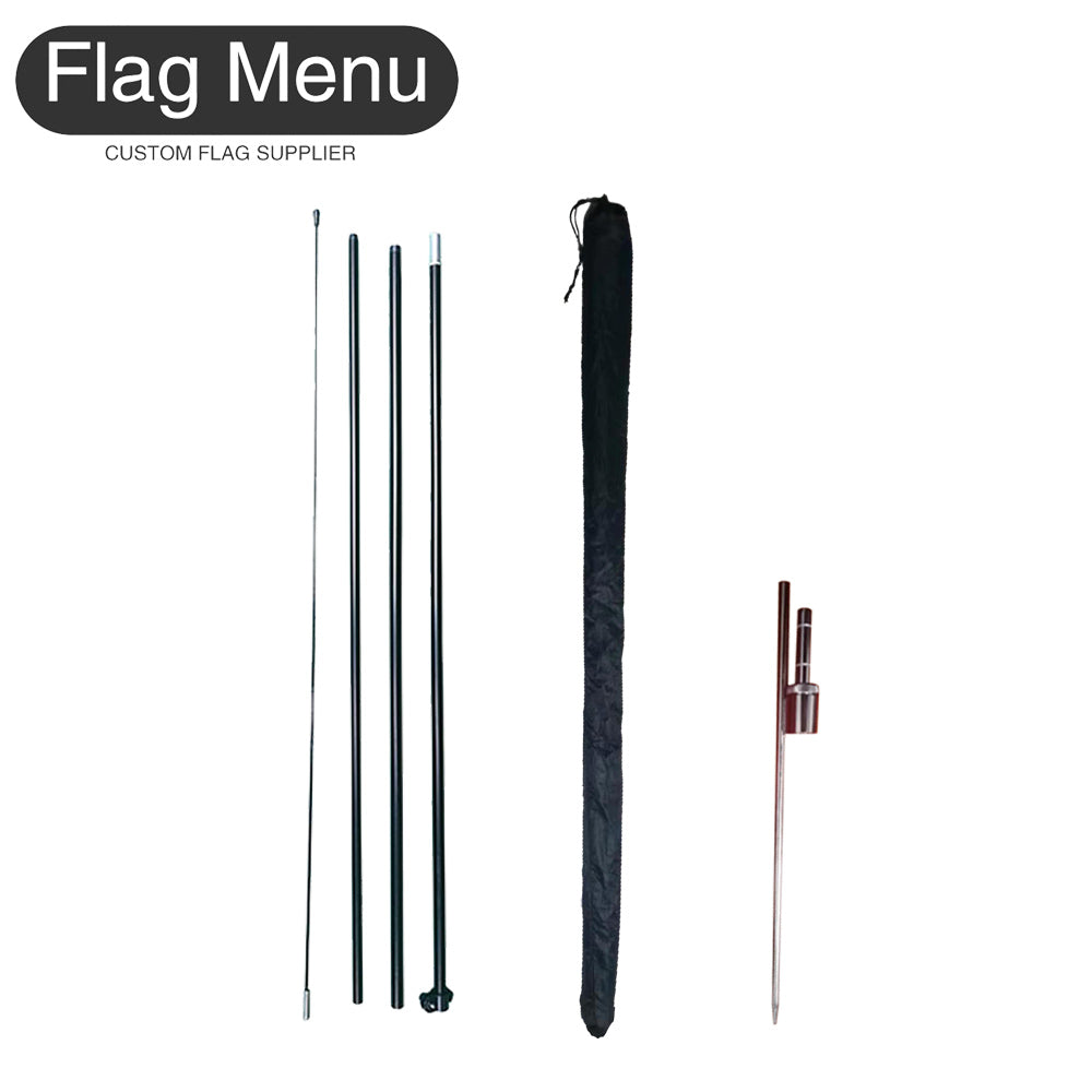 15ft Feather Flag Kit - Outdoor Ads Templates-Flag Menu