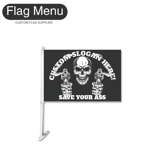 Car Flag Of Skull - Gun-Flag Menu