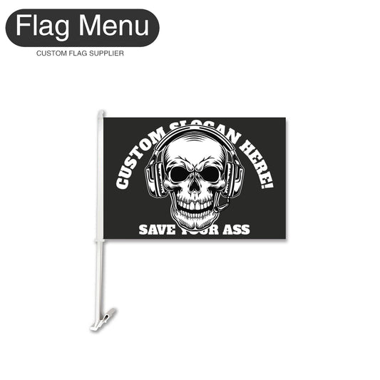 Car Flag Of Skull - Narrator-Flag Menu