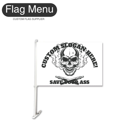 Car Flag Of Skull - Vaping-Flag Menu