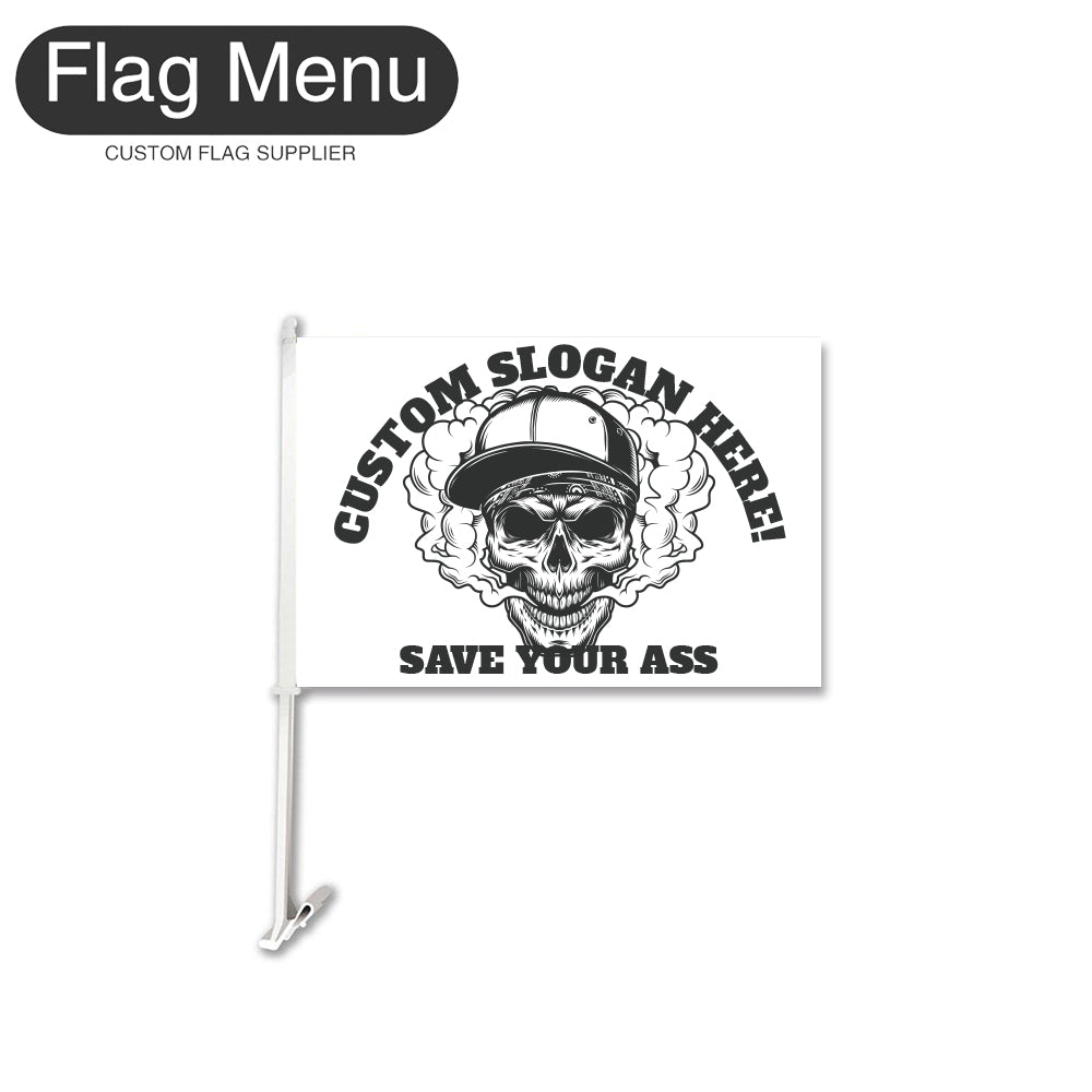Car Flag Of Skull - Vaping-Flag Menu