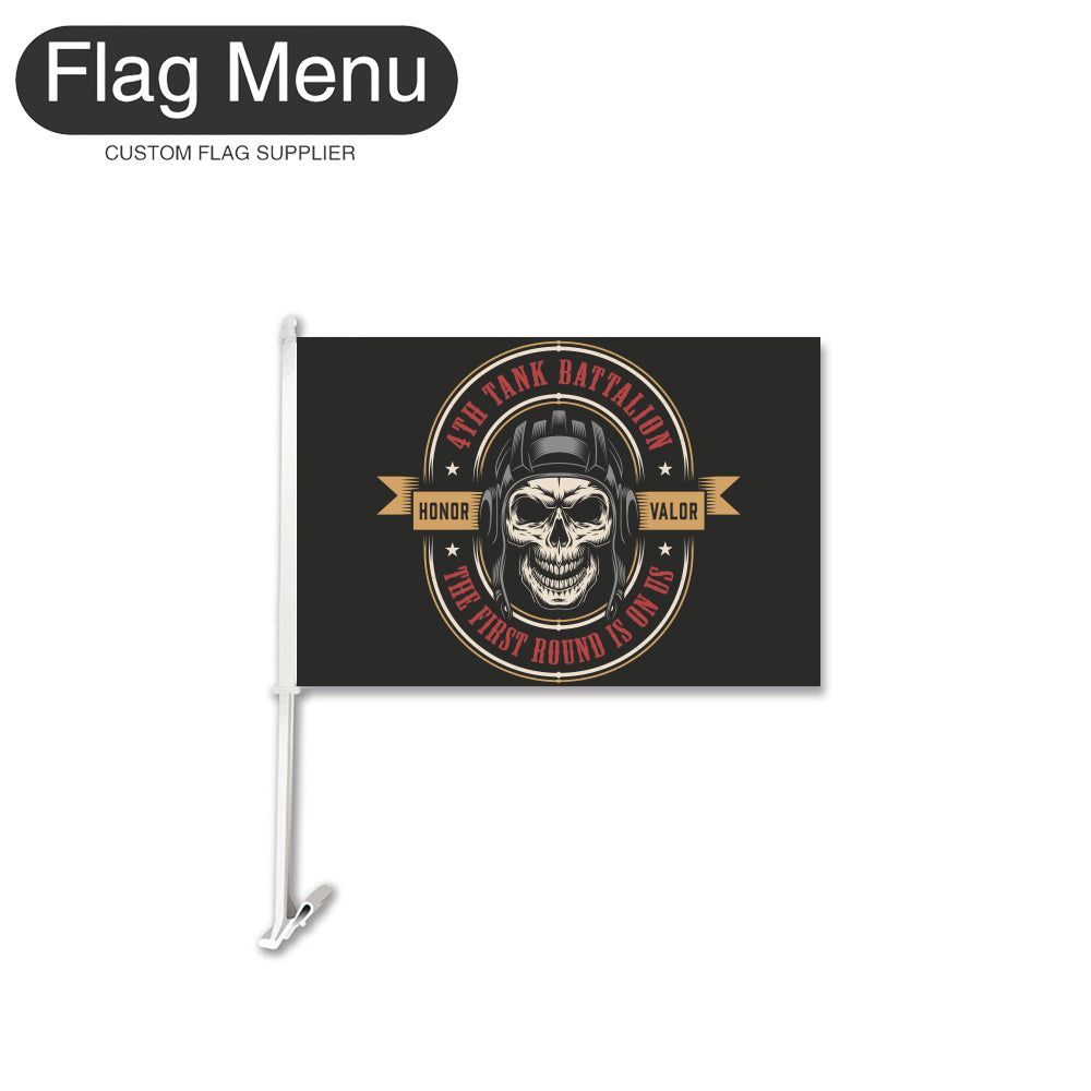 Car Flag Of Skull - Honor-Flag Menu
