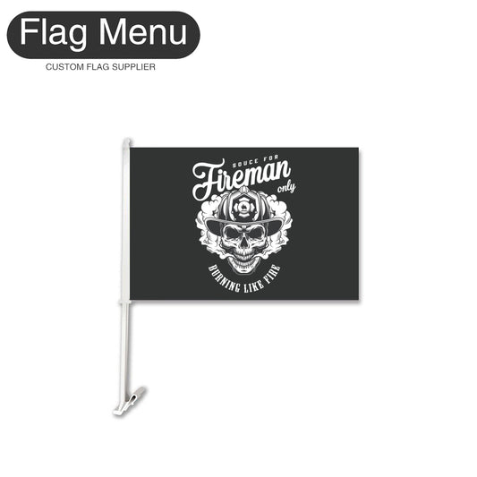 Car Flag Of Skull - Fireman-Flag Menu