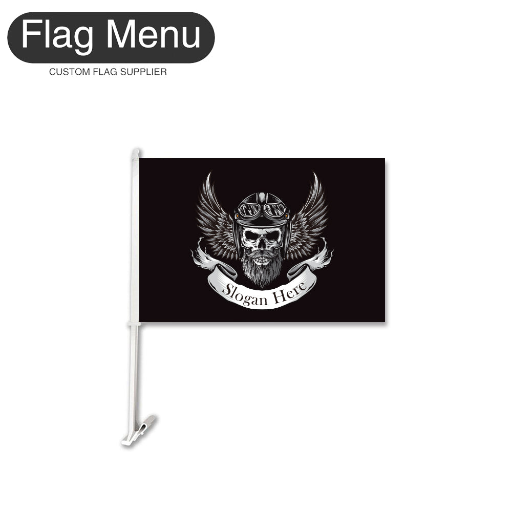 Car Flag Of Skull - The Wild One-Flag Menu