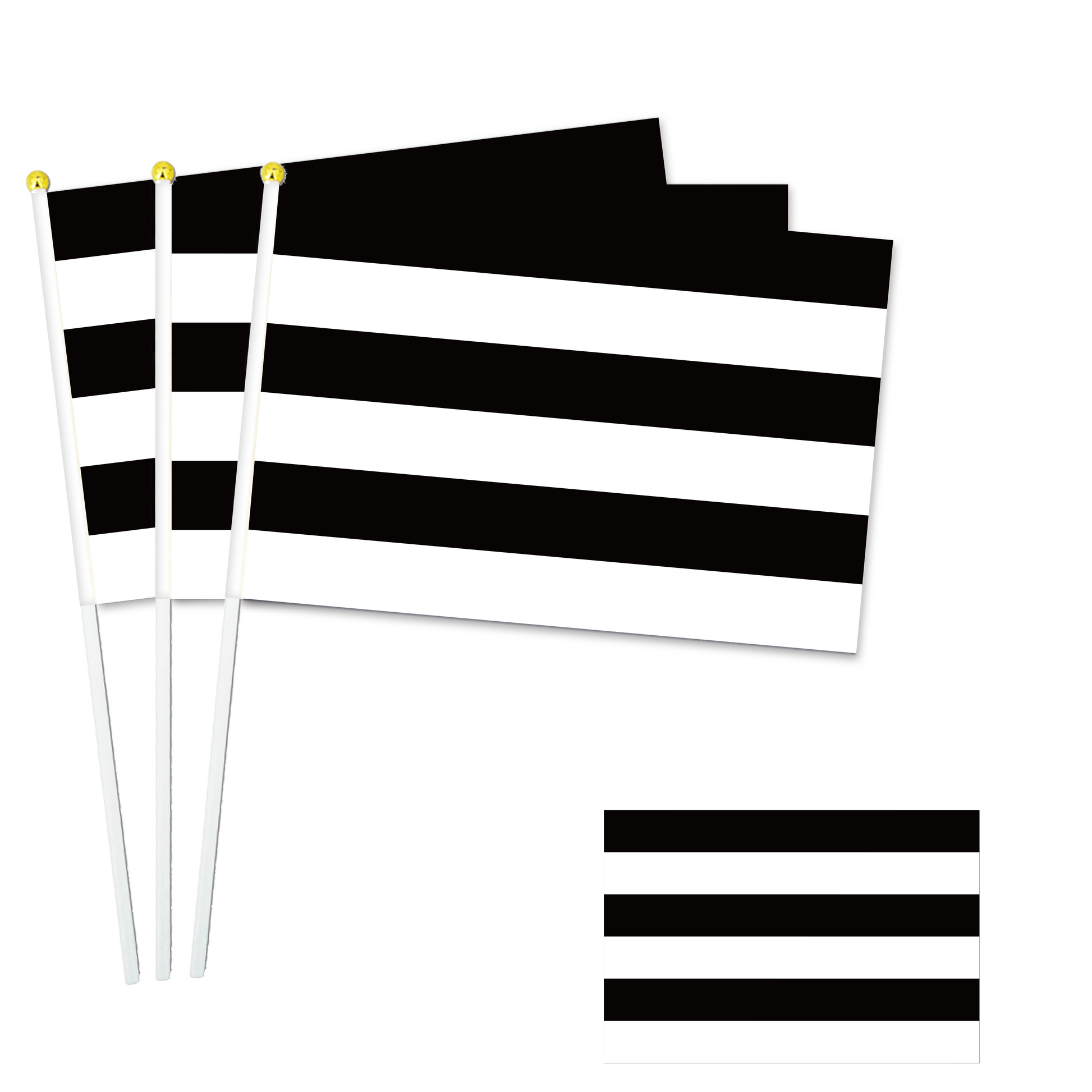 LGBTQ+ Collection - 8"x11" Stick Flag - 10 Packs-Straight-Flag Menu-Custom flag&banner