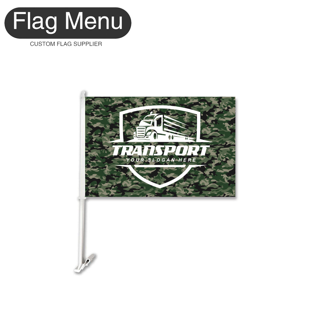 Car Flag Of Transport - 2pcs-Flag Menu