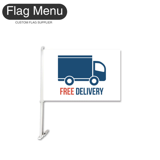 Free Express Car Flag - 2pcs-Flag Menu