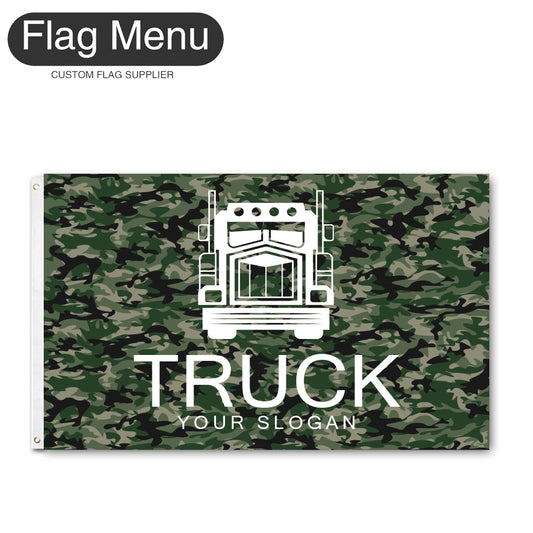 3'x5' Regular Flag - Transport-2 Grommets-Flag Menu