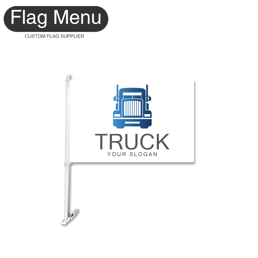 Car Flag Of Transport - 2pcs-Flag Menu