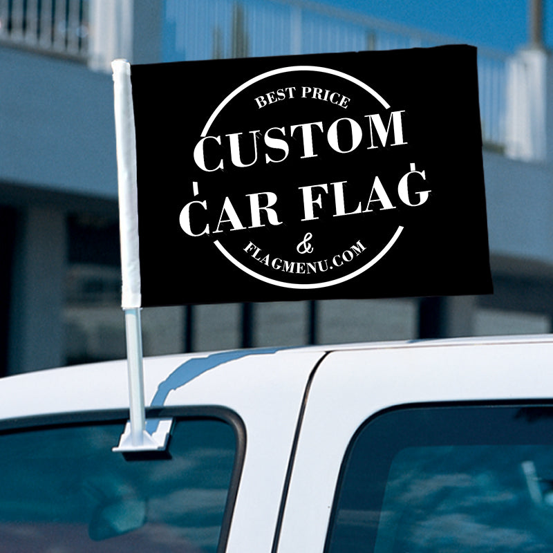 12X18in Custom Car Flag -Double Sided-Flag Menu-Personalized Gift
