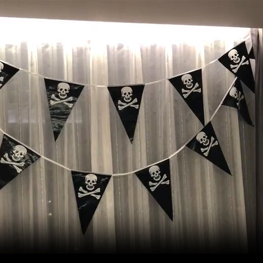 Party Bunting - Jolly Ronger -Pirate Flag-Flag Menu