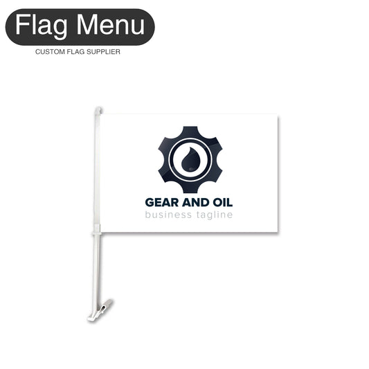 Custom Car Flag - Gear & Oil-Flag Menu