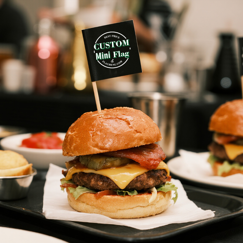 1.4" Custom Mini Flag On A Stick - 1000 pcs-Flag Menu-Flag Maker