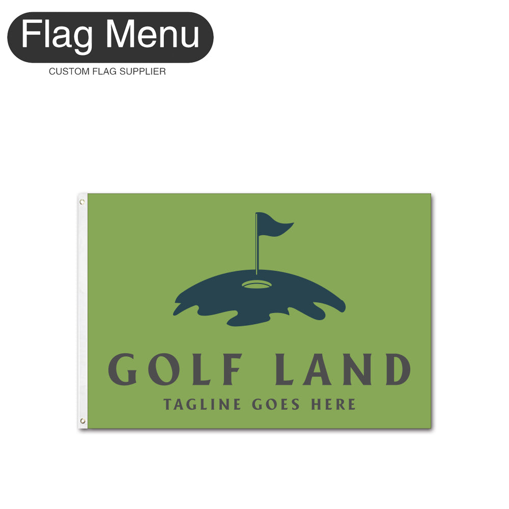 3'x5' Custom Golf Club Flag-Flag Menu