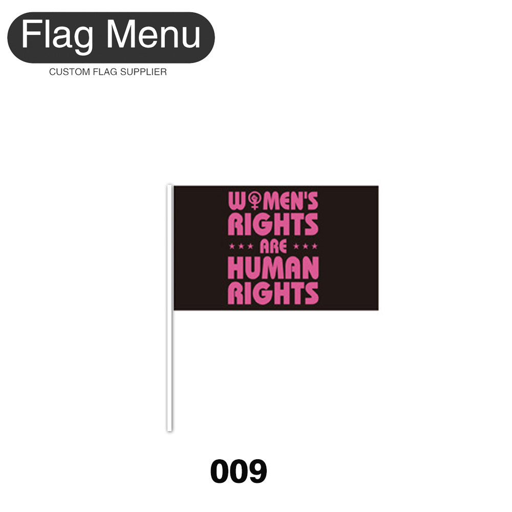 8"x11" Stick Flag - My Body My Choice - (100 pcs)-Flag Menu
