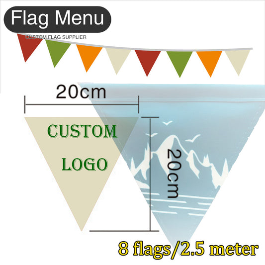 8X8in Custom Oxford Bunting-2 packs-Flag Menu-Flag&Banner Company- USA UK Canada AU EU