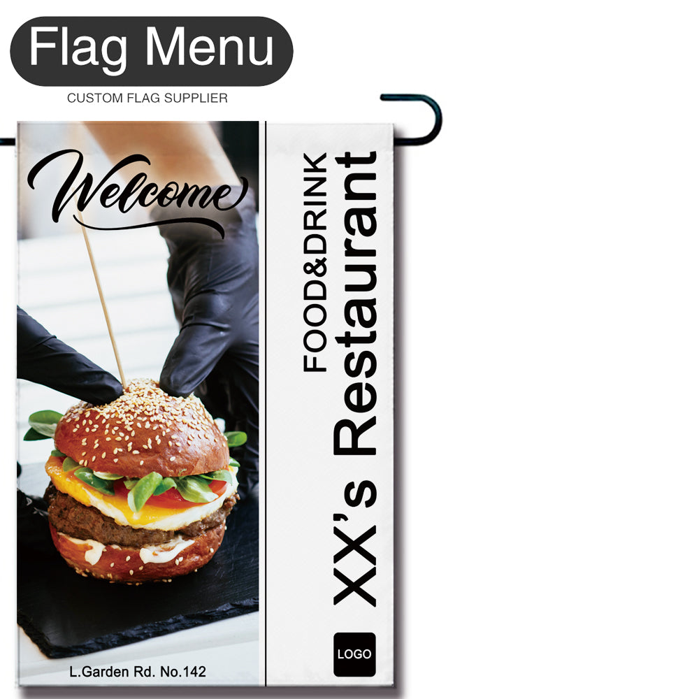 Store Welcome Flag - Canvas-12"x18"-Flag Menu