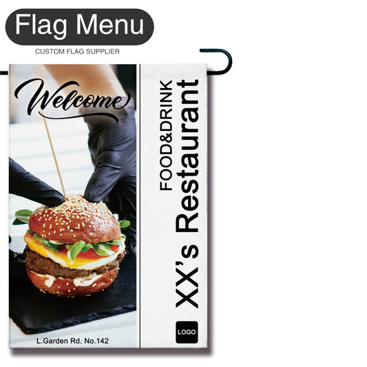 Store Welcome Flag - Canvas-28"x40"-Flag Menu