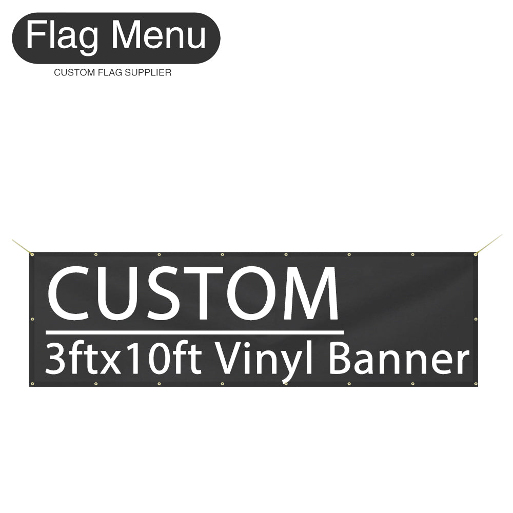 3X10ft Custom Banner-Vinyl(PVC)-Flag Menu