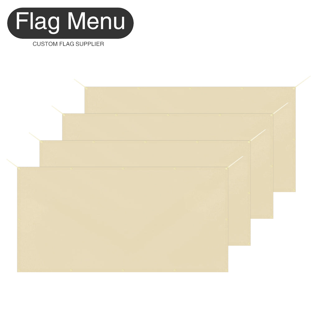 4pcs Blank 3x6ft DIY Banner-Oxford-Flag Menu