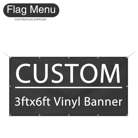 3X6ft Custom Banner-Vinyl(PVC)-Flag Menu