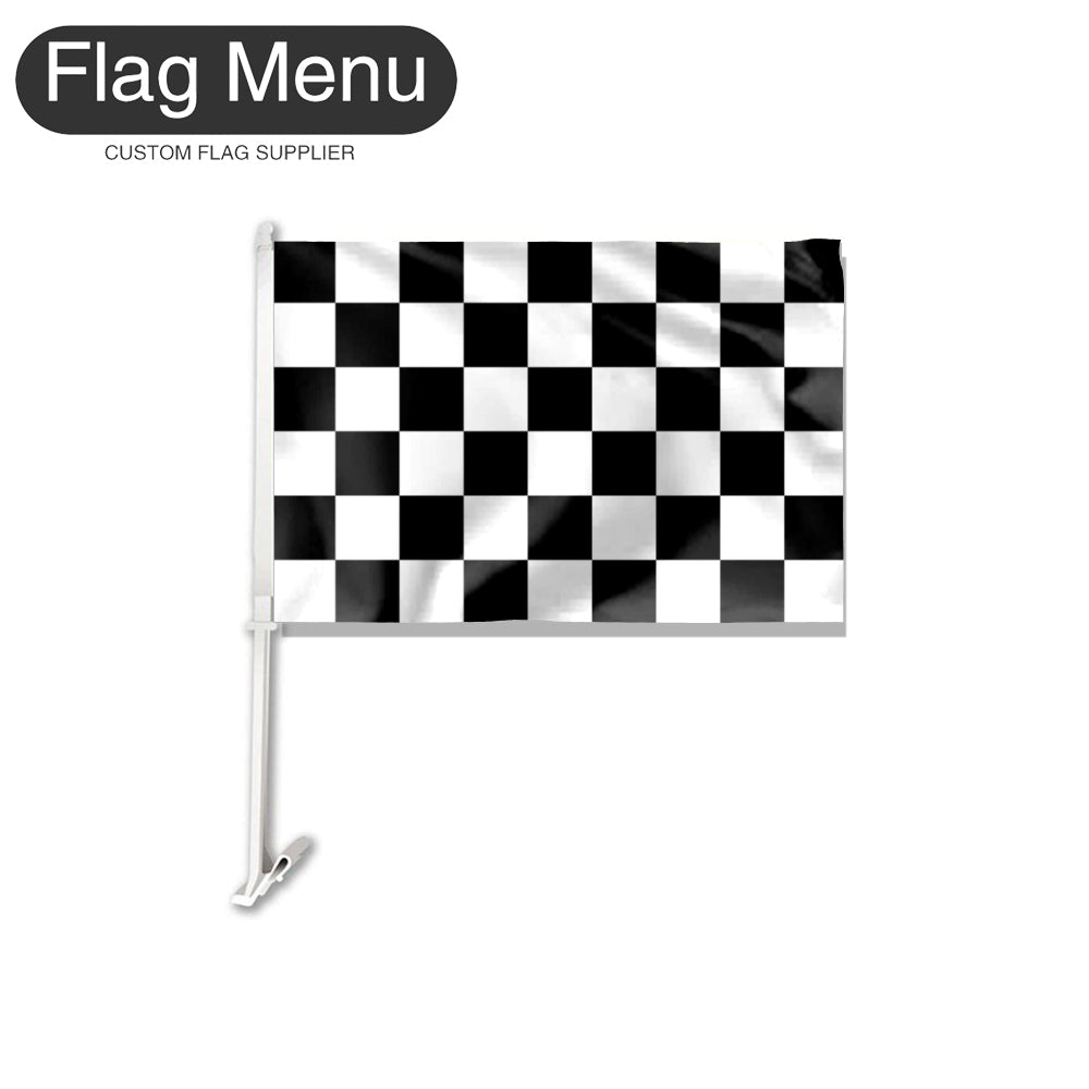 12"X18" Rally Racing Car Flag - 2 Pcs-Flag Menu