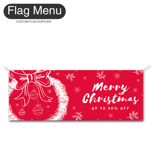 Christmas Custom Vinyl Banner-Flag Menu