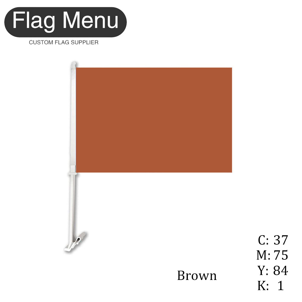 Vivid Color-12X18in Solid Color Car Flag-Flag Menu-Flag&Banner Company- USA UK Canada AU EU
