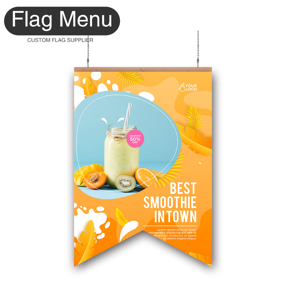 24"x36" Juice Hanging Banner - Double Sided-Swallow-Flag Menu