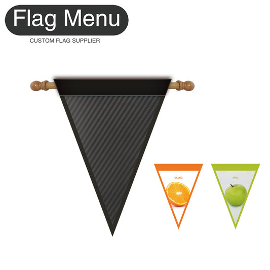 18"x24" Advertising Pennant Flag-3 packs-Custom Pennant-Flag Menu