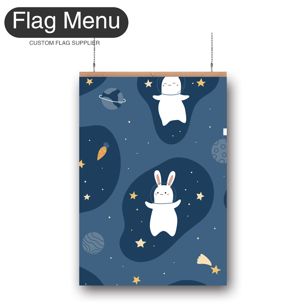 Rabbit&Space Vinyl Hanging Banner Kit - Double Sided-Regular-Flag Menu