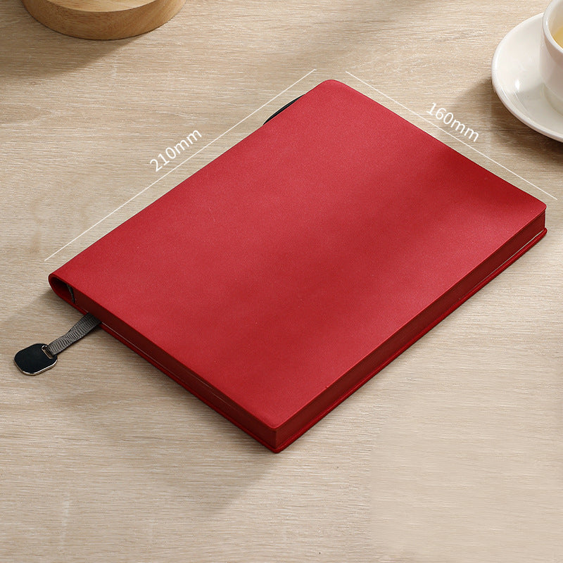 100 Packs Custom Gift Note Book - Logo Printing-Red-Book Only-100 Pcs-FlagMenu.com