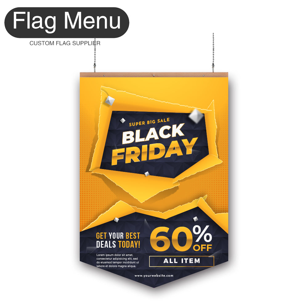 Sale Vinyl Hanging Banner - Double Sided-Pennant-Flag Menu